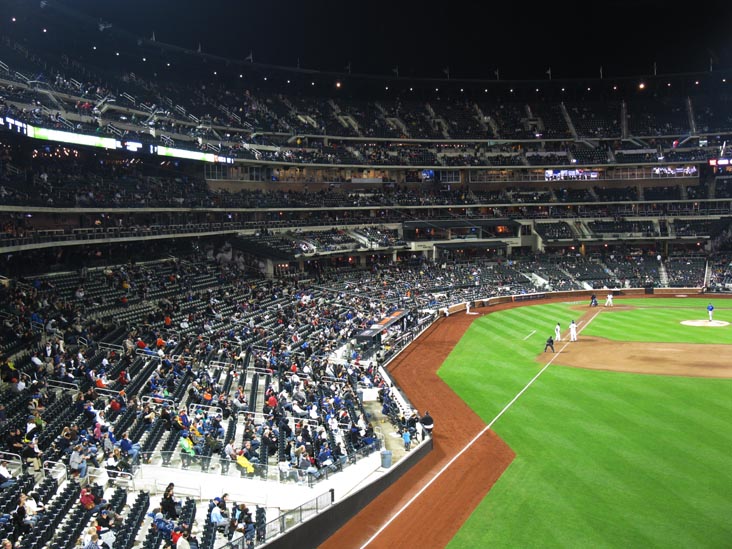 New York Mets vs. Chicago Cubs, View From Section 302, Pepsi Porch, Citi Field, Flushing Meadows Corona Park, Queens, April 21, 2010