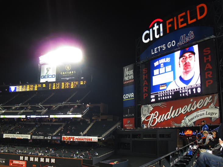 New York Mets vs. Chicago Cubs, View From Section 302, Pepsi Porch, Citi Field, Flushing Meadows Corona Park, Queens, April 21, 2010