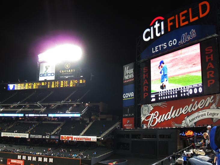New York Mets vs. Chicago Cubs, View From Section 302, Pepsi Porch, Citi Field, Flushing Meadows Corona Park, Queens, April 21, 2010