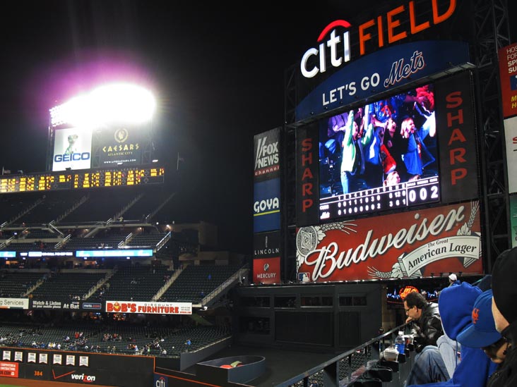 New York Mets vs. Chicago Cubs, View From Section 302, Pepsi Porch, Citi Field, Flushing Meadows Corona Park, Queens, April 21, 2010