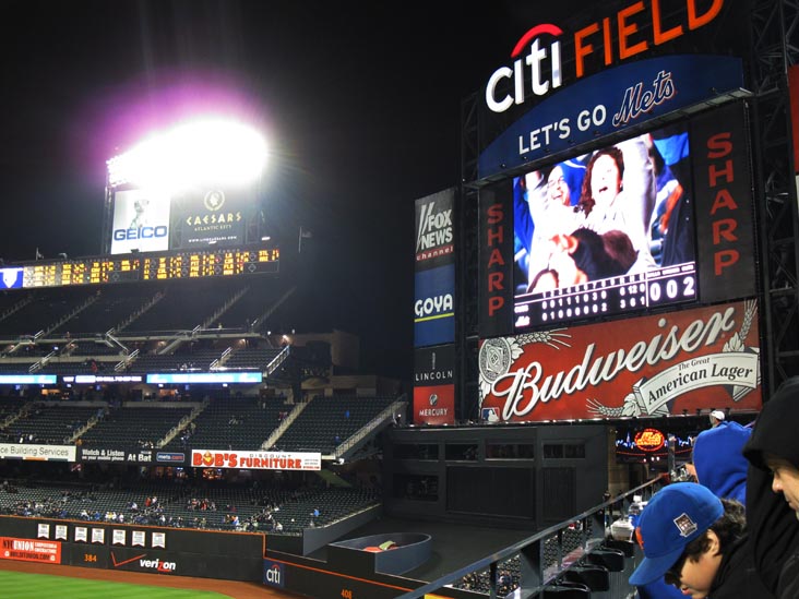 New York Mets vs. Chicago Cubs, View From Section 302, Pepsi Porch, Citi Field, Flushing Meadows Corona Park, Queens, April 21, 2010