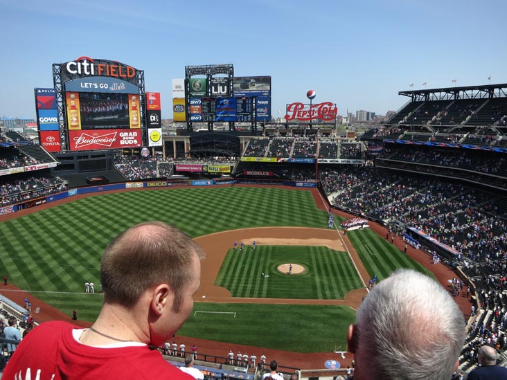 New York Mets vs. Philadelphia Phillies, Section 520, Citi Field, Flushing Meadows Corona Park, Queens, April 28, 2013