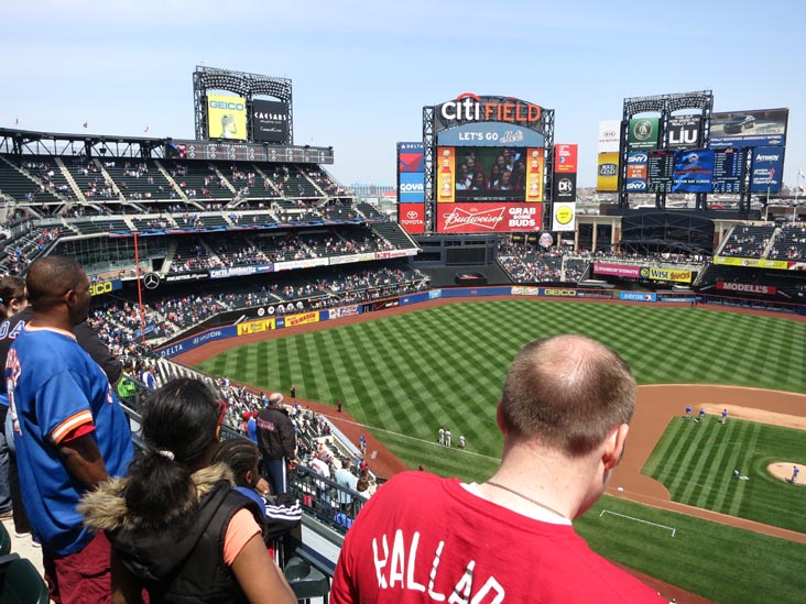 New York Mets vs. Philadelphia Phillies, Section 520, Citi Field, Flushing Meadows Corona Park, Queens, April 28, 2013