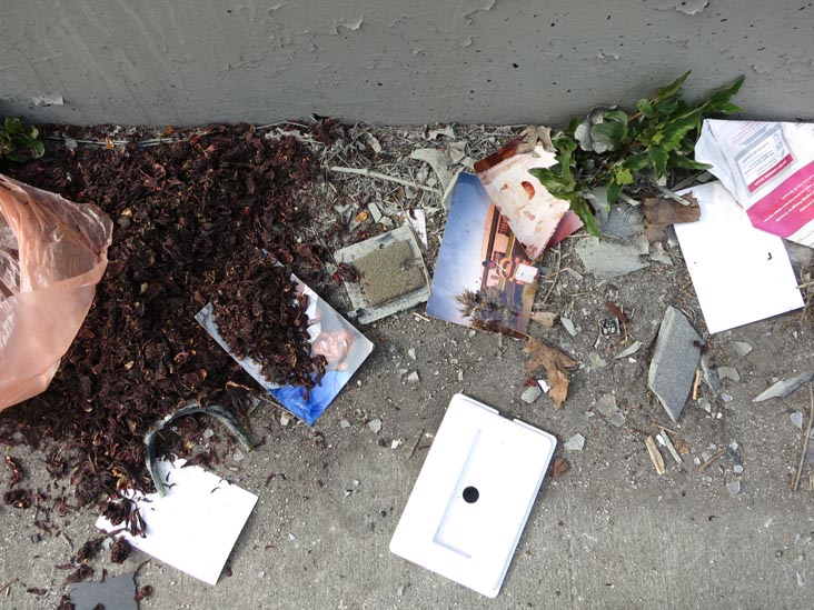Pedestrian Access Along Northbound Whitestone Expressway Ramp, Corona, Queens, April 28, 2013