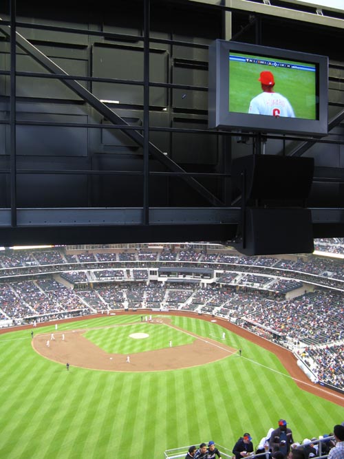 View From Section 538, New York Mets vs. Philadelphia Phillies, Citi Field, Flushing Meadows Corona Park, Queens, May 6, 2009