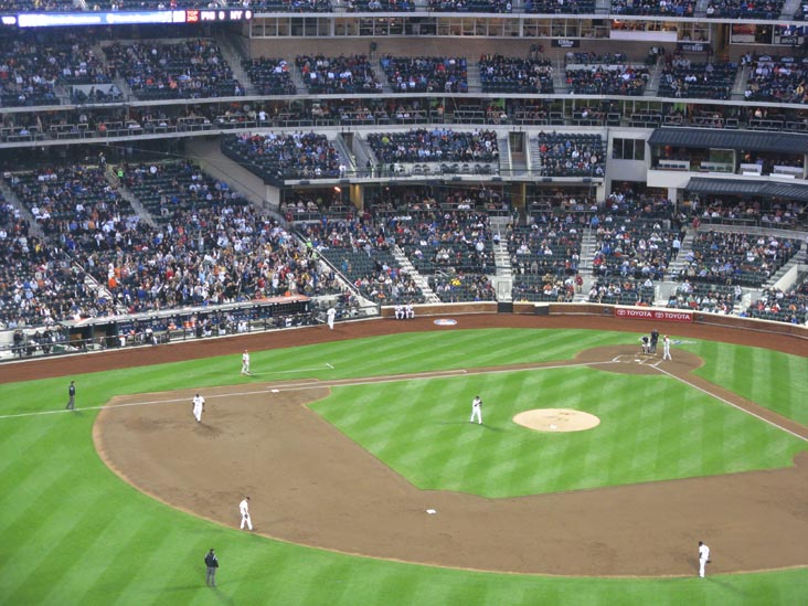 View From Section 538, New York Mets vs. Philadelphia Phillies, Citi Field, Flushing Meadows Corona Park, Queens, May 6, 2009