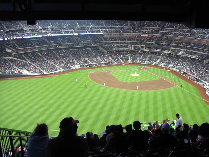 View From Section 538, New York Mets vs. Philadelphia Phillies, Citi Field, Flushing Meadows Corona Park, Queens, May 6, 2009