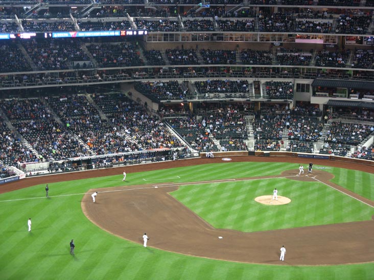 View From Section 538, New York Mets vs. Philadelphia Phillies, Citi Field, Flushing Meadows Corona Park, Queens, May 6, 2009
