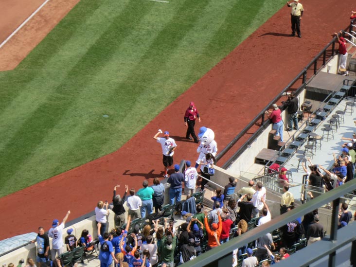 Mr. Met, New York Mets vs. Arizona Diamondbacks, Section 427, Citi Field, Flushing Meadows Corona Park, Queens, May 6, 2012