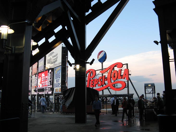 Pepsi-Cola Sign, Promenade Level, Citi Field, Flushing Meadows Corona Park, Queens, May 7, 2009