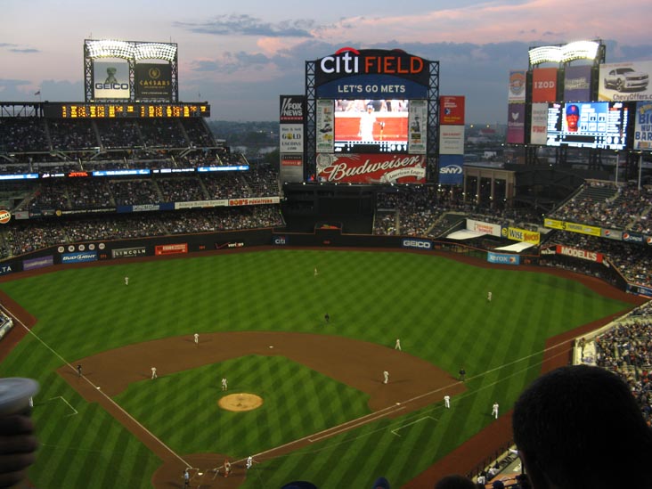 View From Section 512, New York Mets vs. Philadelphia Phillies, Citi Field, Flushing Meadows Corona Park, Queens, May 7, 2009