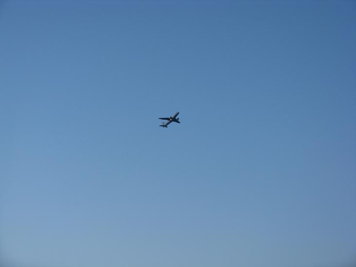 Plane Taking Off Over Citi Field, New York Mets vs. Philadelphia Phillies, Citi Field, Flushing Meadows Corona Park, Queens, May 7, 2009