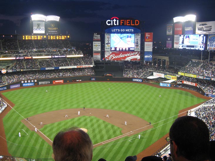 View From Section 512, New York Mets vs. Philadelphia Phillies, Citi Field, Flushing Meadows Corona Park, Queens, May 7, 2009
