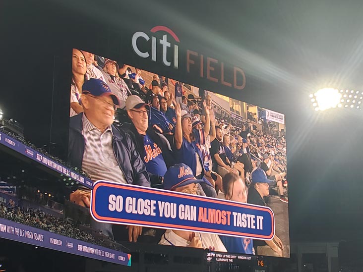 Eighth Inning Sing-a-Long, New York Mets vs. Atlanta Braves, Citi Field, Flushing Meadows Corona Park, Queens, June 26, 2025