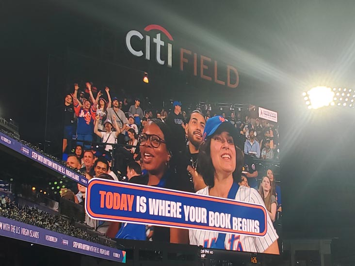 Eighth Inning Sing-a-Long, New York Mets vs. Atlanta Braves, Citi Field, Flushing Meadows Corona Park, Queens, June 26, 2025