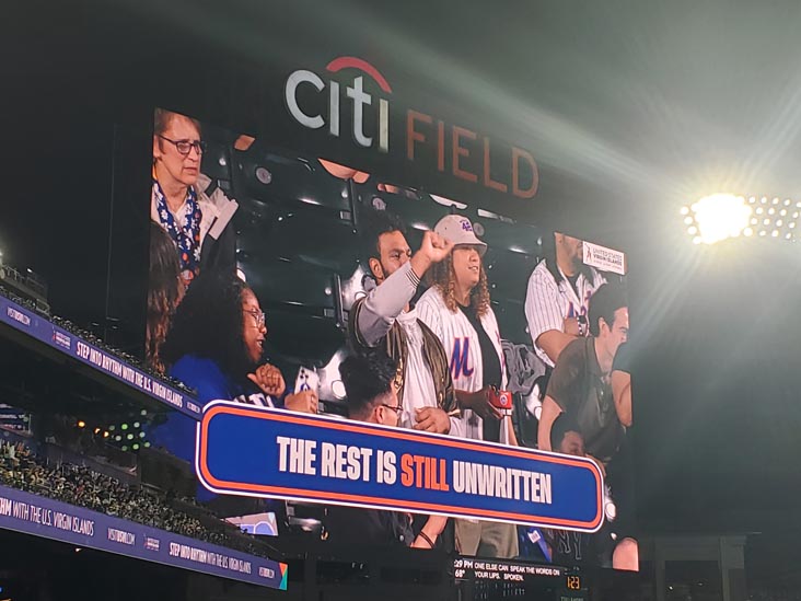 Eighth Inning Sing-a-Long, New York Mets vs. Atlanta Braves, Citi Field, Flushing Meadows Corona Park, Queens, June 26, 2025