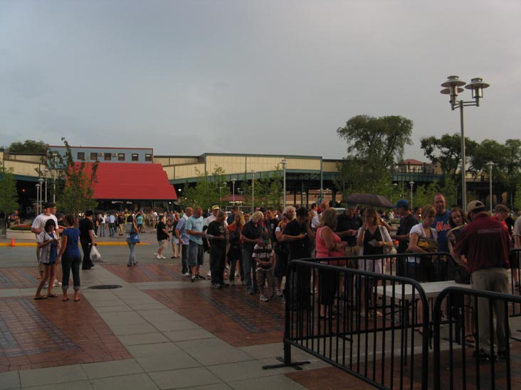 Gate Outside Jackie Robinson Rotunda, Citi Field, Flushing Meadows Corona Park, Queens, August 21, 2009