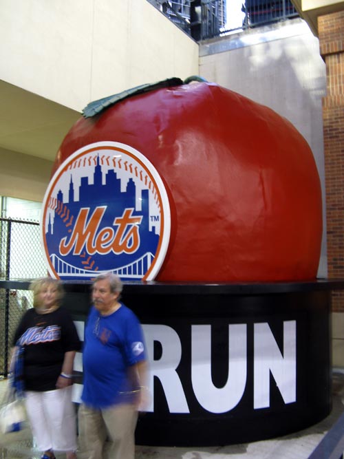 Shea Stadium Home Run Apple, Citi Field, Flushing Meadows Corona Park, Queens, August 21, 2009