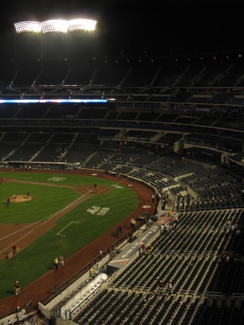 Postgame View From Section 426, New York Mets vs. Philadelphia Phillies, Citi Field, Flushing Meadows Corona Park, Queens, August 21, 2009