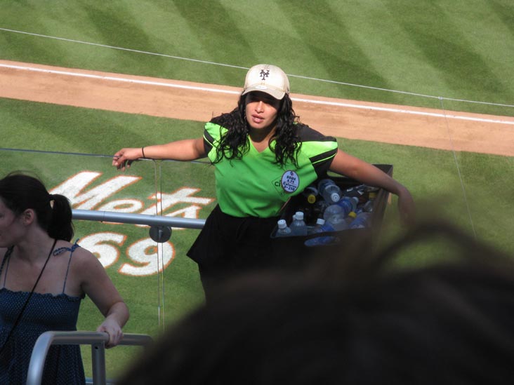 Soda-Water Vendor, Section 518, New York Mets vs. Philadelphia Phillies, Citi Field, Flushing Meadows Corona Park, Queens, August 24, 2009