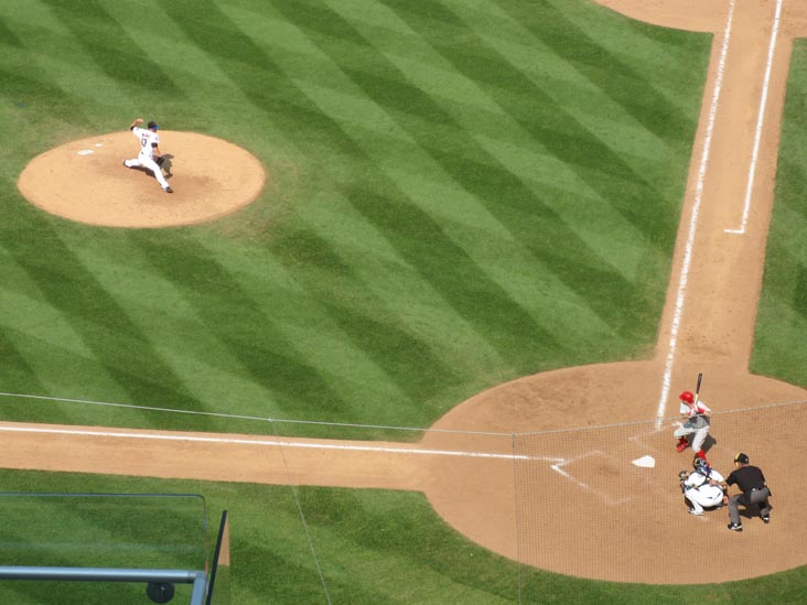 Billy Wagner Pitching, View From Section 518, New York Mets vs. Philadelphia Phillies, Citi Field, Flushing Meadows Corona Park, Queens, August 24, 2009