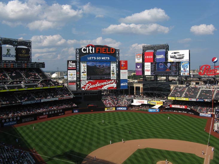 Bottom Of Ninth Inning, View From Section 518, New York Mets vs. Philadelphia Phillies, Citi Field, Flushing Meadows Corona Park, Queens, August 24, 2009
