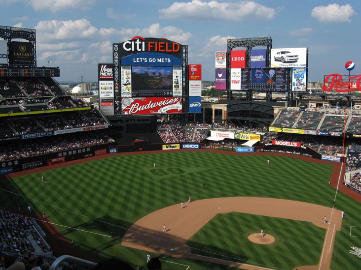 Bottom Of Ninth Inning, View From Section 518, New York Mets vs. Philadelphia Phillies, Citi Field, Flushing Meadows Corona Park, Queens, August 24, 2009