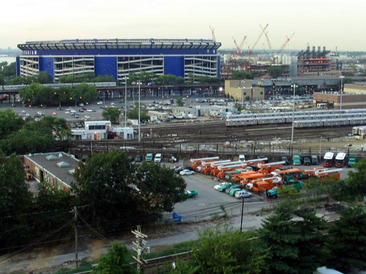 Citi Field Progress From Arthur Ashe Stadium, Flushing Meadows Corona Park, Queens, September 5, 2007