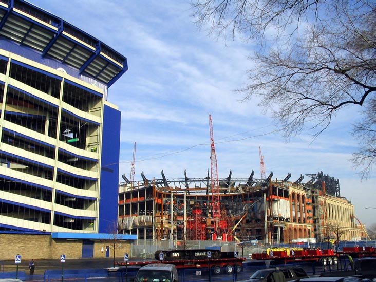 Citi Field Progess, Flushing Meadows Corona Park, Queens, December 14, 2007