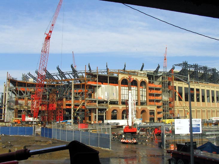 Citi Field Progess, Flushing Meadows Corona Park, Queens, December 14, 2007