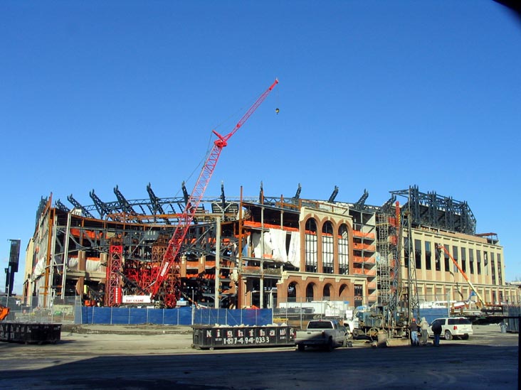 Citi Field Progess, Flushing Meadows Corona Park, Queens, December 17, 2007