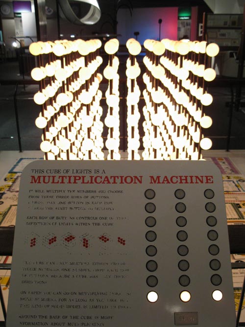 Cube of Lights Multiplication Machine, Mathematica Exhibit, New York Hall of Science, 47-01 111th Street, Flushing Meadows Corona Park, Queens