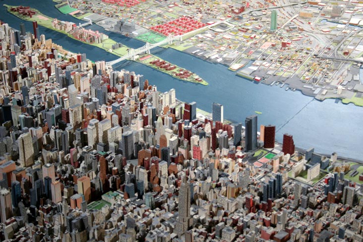 Midtown Manhattan, The Panorama of the City of New York, Queens Museum of Art, Flushing Meadows Corona Park, Queens