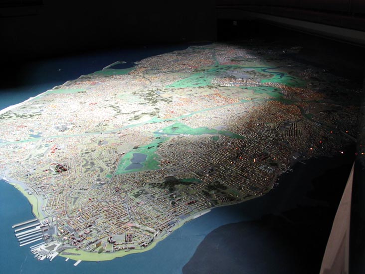 Staten Island, The Panorama of the City of New York, Queens Museum of Art, Flushing Meadows Corona Park, Queens