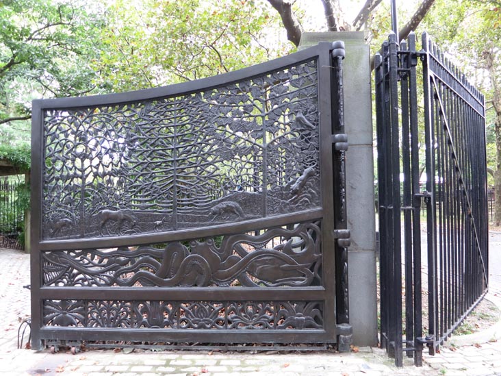 Gates of Life, Main Entrance, Queens Zoo, Flushing Meadows Corona Park, Queens, September 21, 2013