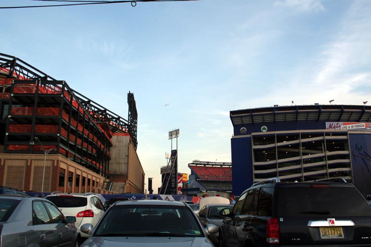 Citi Field Progess, Flushing Meadows Corona Park, Queens, April 10, 2008