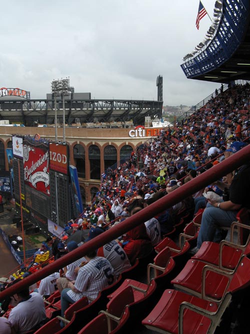 Citi Field and Shea Stadium, Flushing Meadows Corona Park, Queens, September 28, 2008