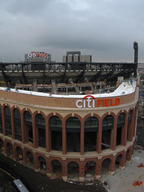Citi Field From Shea Stadium, Flushing Meadows Corona Park, Queens, September 28, 2008