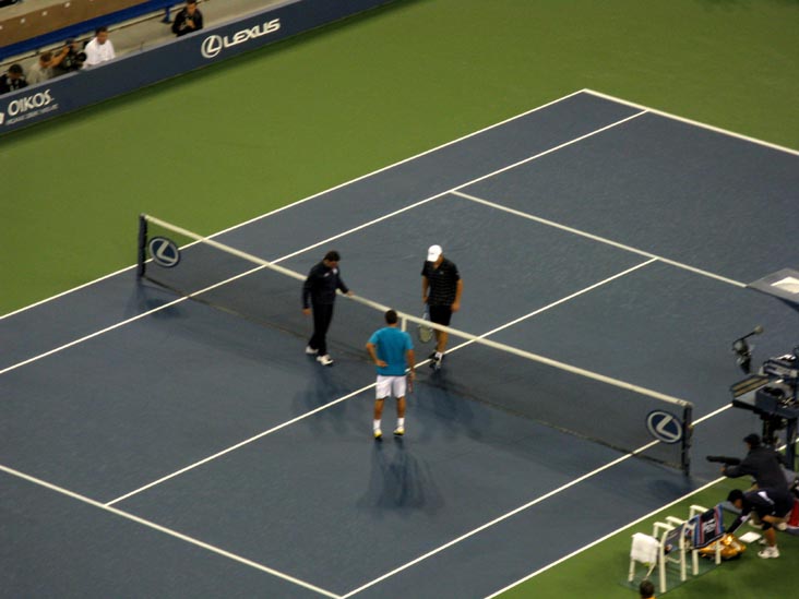 Andy Roddick vs. Marc Gicquel, US Open Night Session, Arthur Ashe Stadium, Flushing Meadows Corona Park, Queens, September 3, 2009