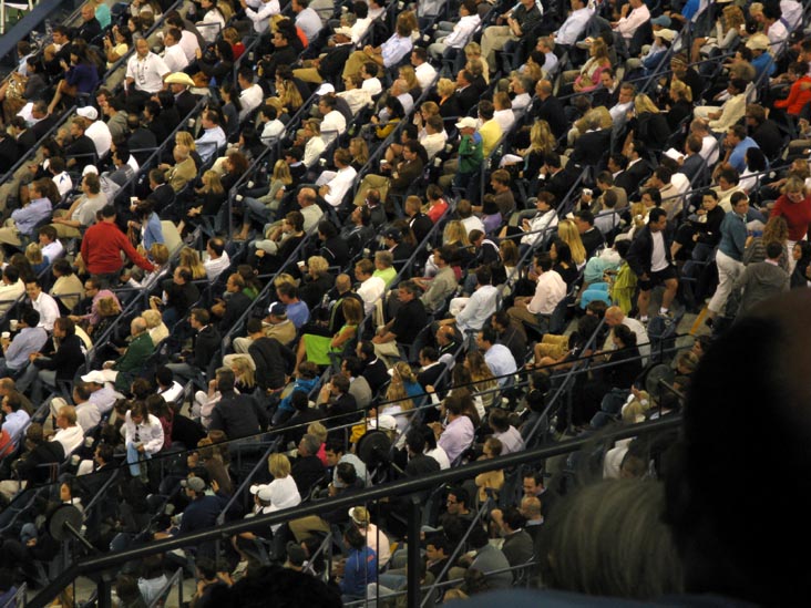 Courtside Seats, Andy Roddick vs. Marc Gicquel, US Open Night Session, Arthur Ashe Stadium, Flushing Meadows Corona Park, Queens, September 3, 2009