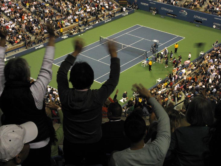Andy Roddick vs. Marc Gicquel, US Open Night Session, Arthur Ashe Stadium, Flushing Meadows Corona Park, Queens, September 3, 2009