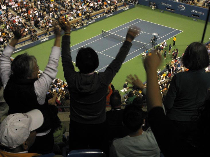 Andy Roddick vs. Marc Gicquel, US Open Night Session, Arthur Ashe Stadium, Flushing Meadows Corona Park, Queens, September 3, 2009