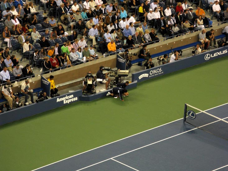 Andy Roddick vs. Marc Gicquel, US Open Night Session, Arthur Ashe Stadium, Flushing Meadows Corona Park, Queens, September 3, 2009