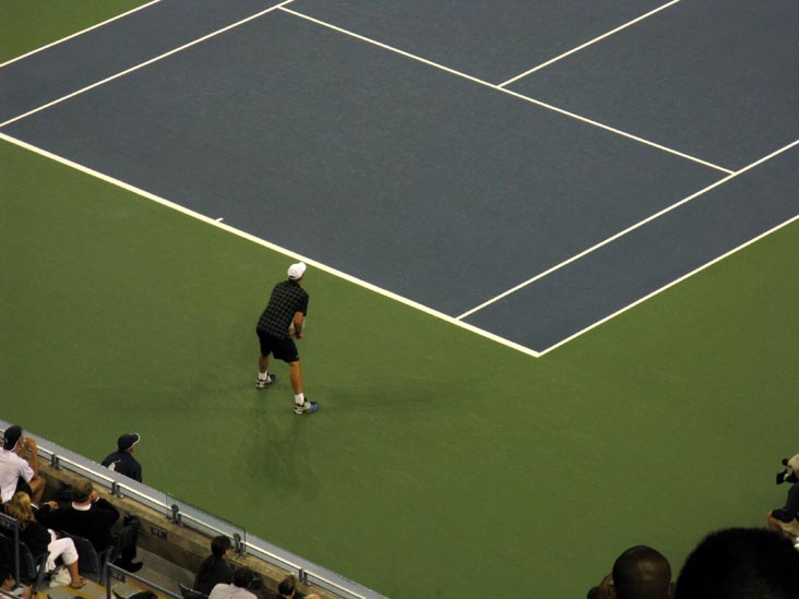 Andy Roddick vs. Marc Gicquel, US Open Night Session, Arthur Ashe Stadium, Flushing Meadows Corona Park, Queens, September 3, 2009