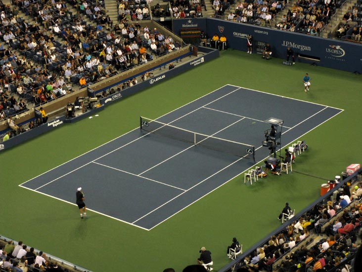 Andy Roddick vs. Marc Gicquel, US Open Night Session, Arthur Ashe Stadium, Flushing Meadows Corona Park, Queens, September 3, 2009