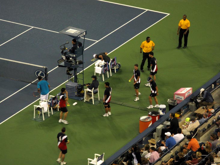 Andy Roddick vs. Marc Gicquel, US Open Night Session, Arthur Ashe Stadium, Flushing Meadows Corona Park, Queens, September 3, 2009