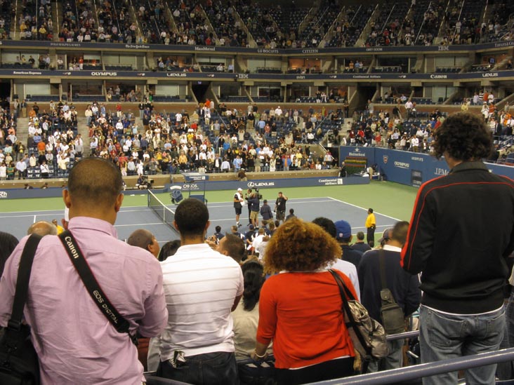 Andy Roddick Interview After Win Over Marc Gicquel, US Open Night Session, Arthur Ashe Stadium, Flushing Meadows Corona Park, Queens, September 3, 2009