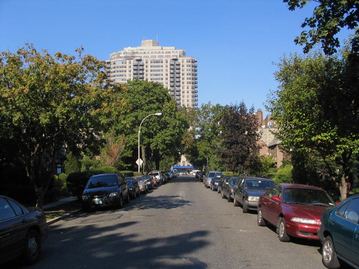 75th Road Looking North Towards Queens Boulevard from Austin Street, Forest Hills, Queens