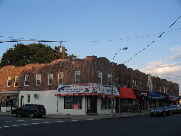 Selfridge Street and Metropolitan Avenue, NE Corner, Forest Hills, Queens