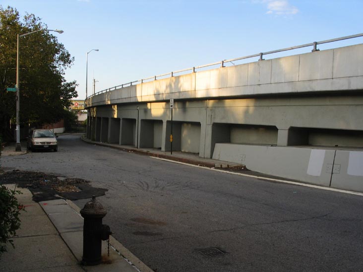 West Side of Woodhaven Boulevard Overpass at 79th Avenue, Glendale, Queens